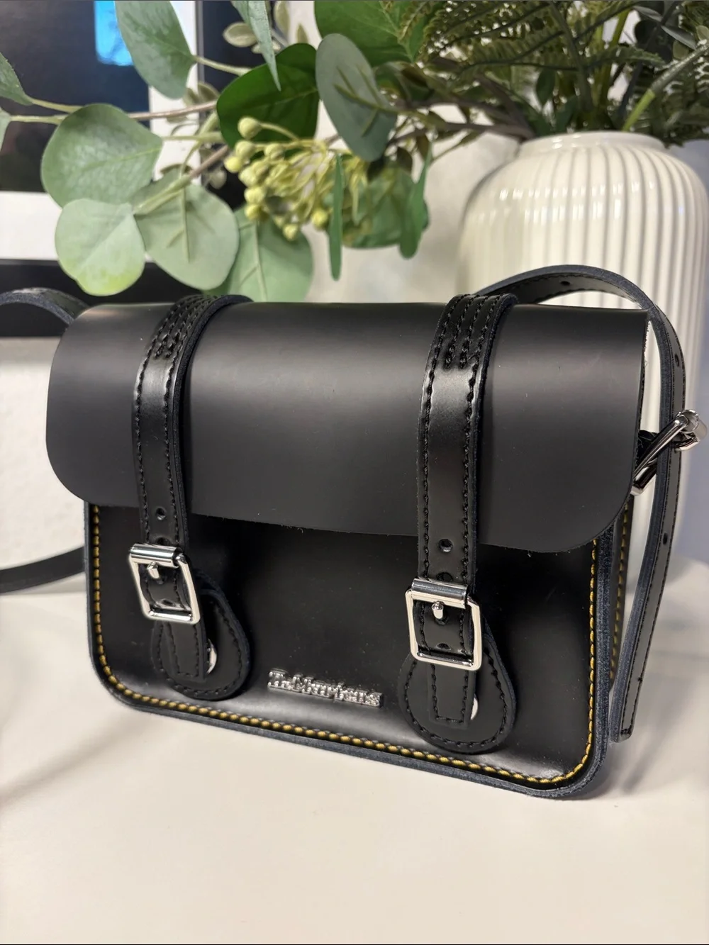 Dr Martens Mini Smooth Leather Crossbody Satchel